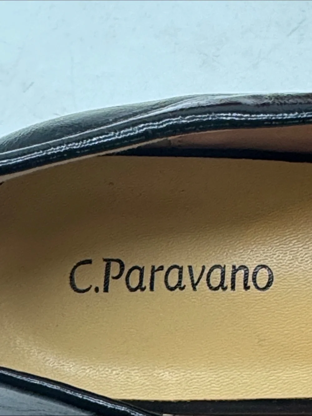 C. Paravano Charming Black Mary Jane Flats by BFL10114E